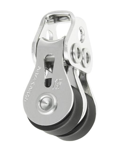 RONSTAN SERIES 15 BB DOUBLE BLOCK (NO SHACKLE)