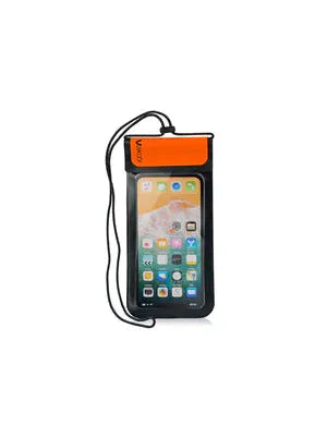 VAIKOBI WATERPROOF PHONE CASE - FLURO ORANGE