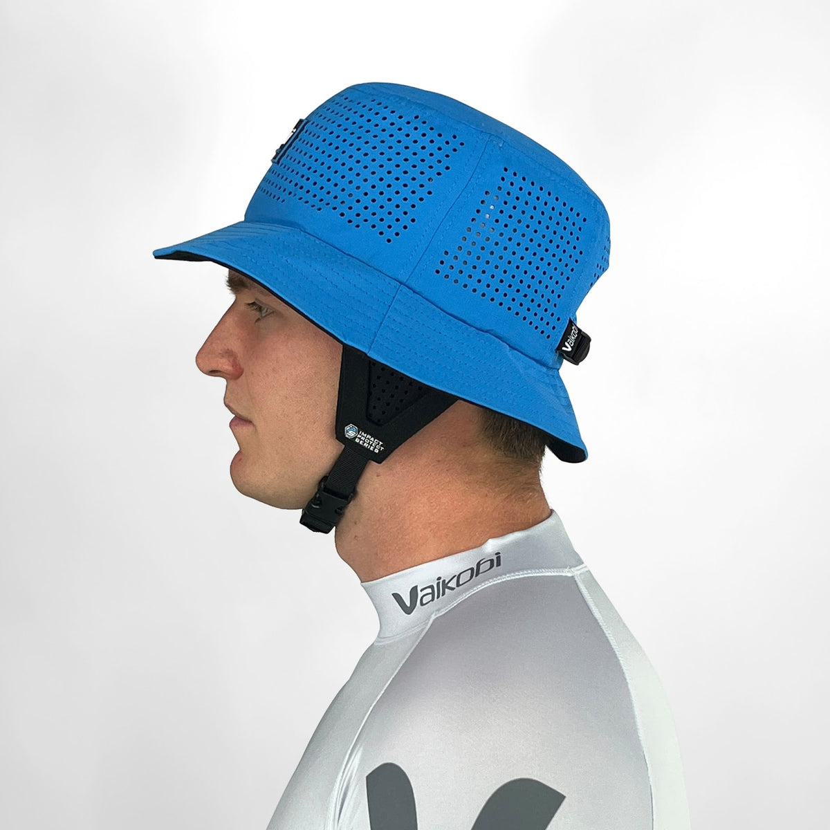 Vaikobi Bucket Bump Hat Gen II – Cyan – left side