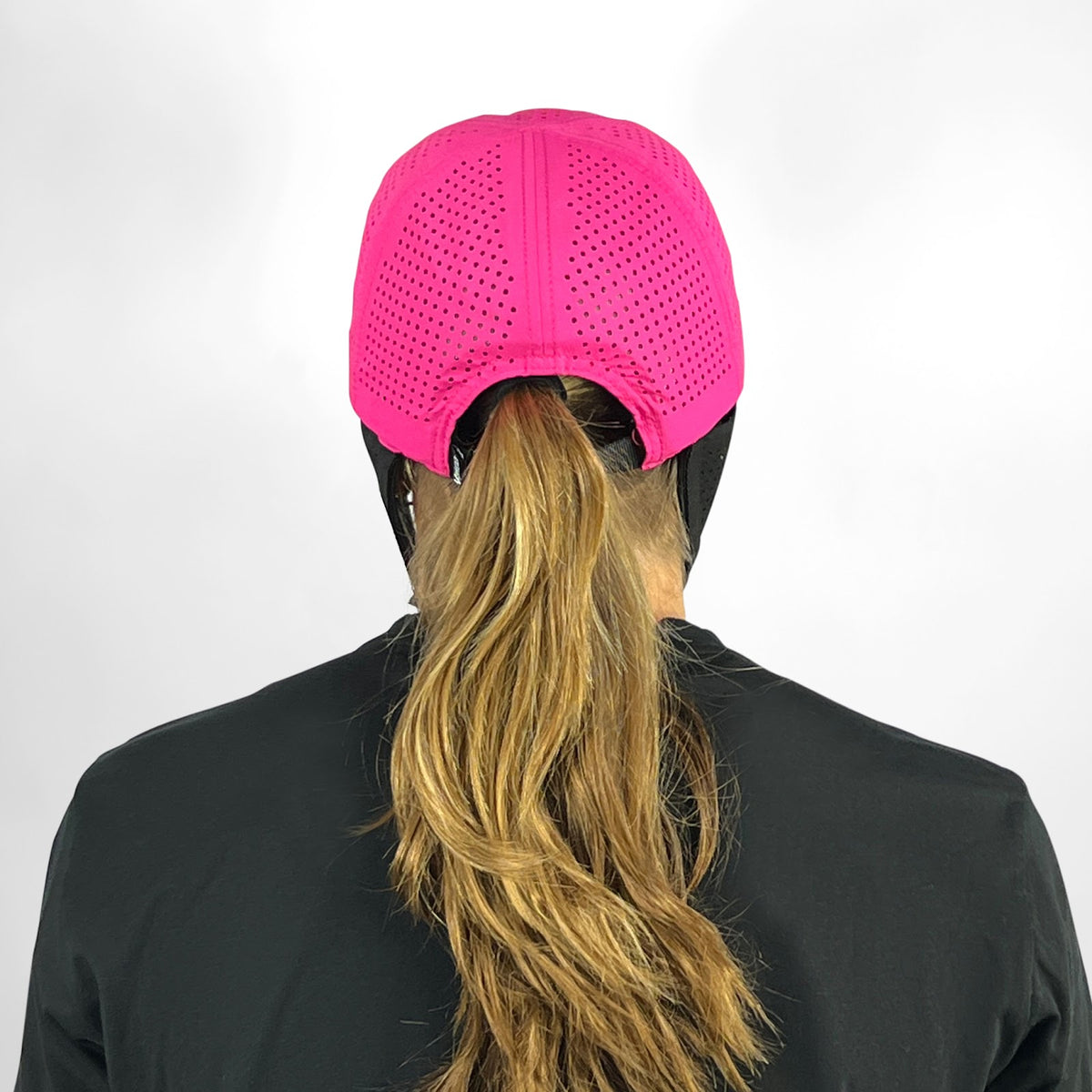 Vaikobi Surf Bump Hat Gen II – Pink – worn, back view