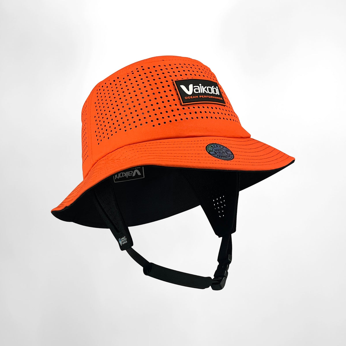 Vaikobi Bucket Bump Hat Gen II – Orange – inside view