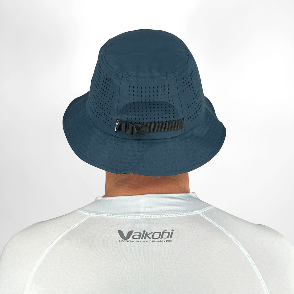 Vaikobi Bucket Bump Hat Gen II – Ocean Blue – back view