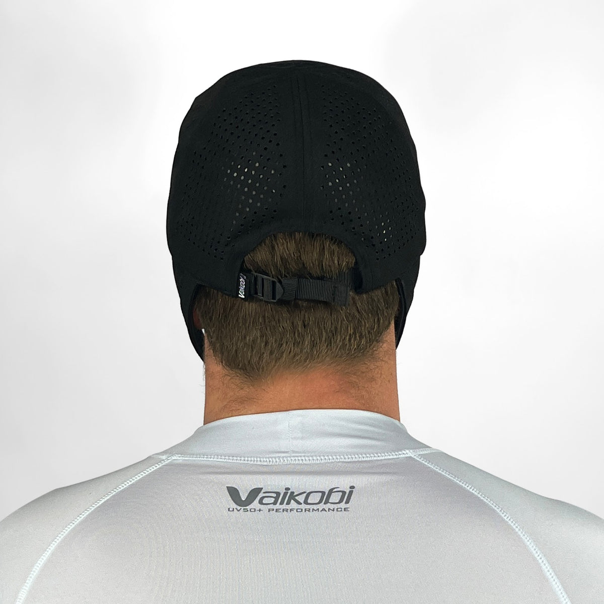 Vaikobi Surf Bump Hat Gen II – Black – back view