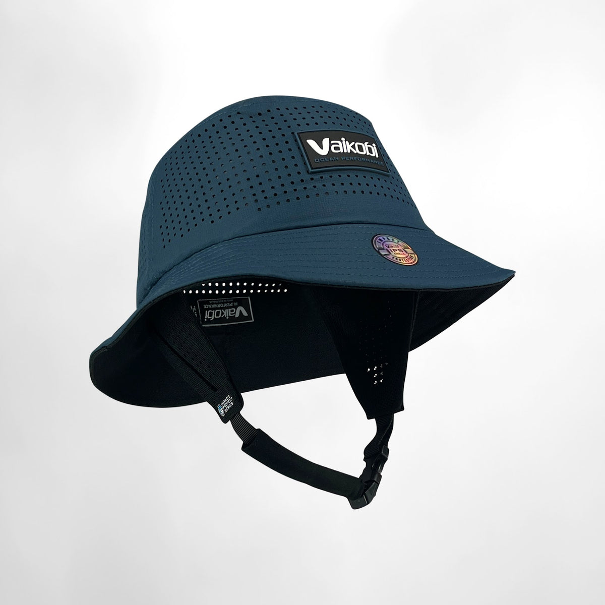 Vaikobi Bucket Bump Hat Gen II – Ocean Blue – inside view