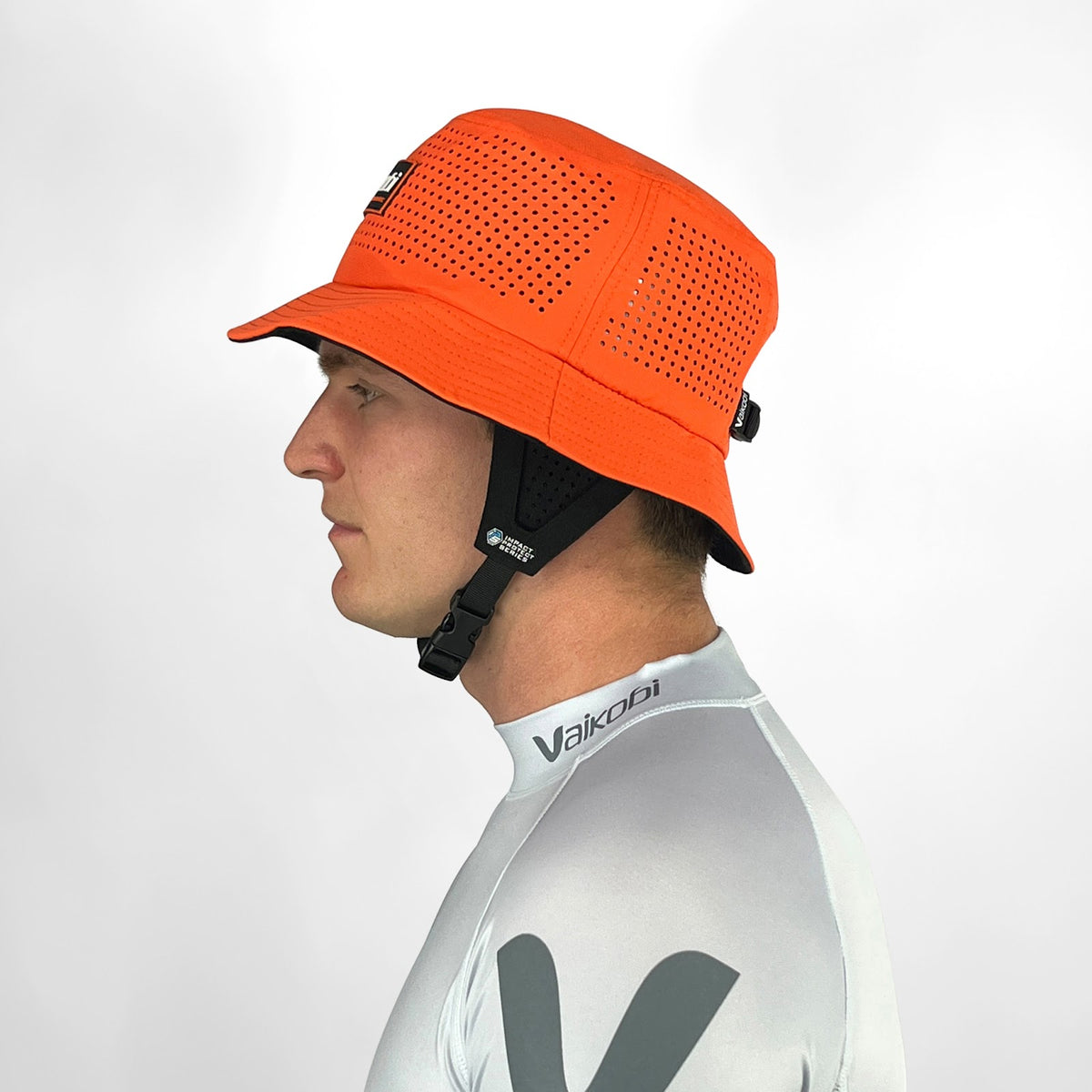 Vaikobi Bucket Bump Hat Gen II – Orange – left side