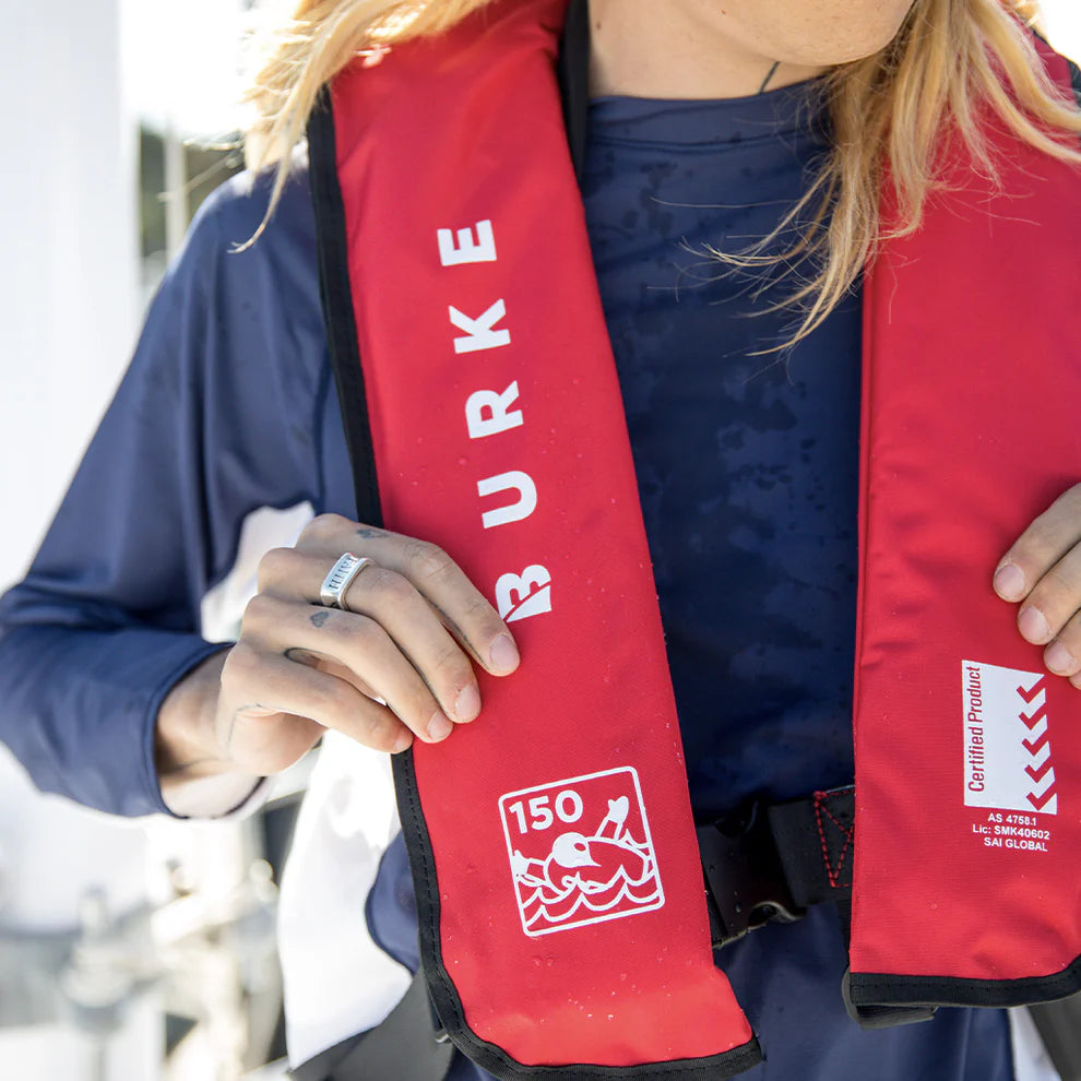 BURKE MANUAL INFLATABLE LIFEJACKET