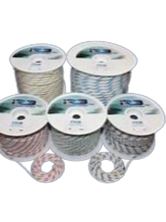 3MM FALCON BRAID CORE SK78 COVER WHITE W/F BLUE/BLACK/BLUE 532KG