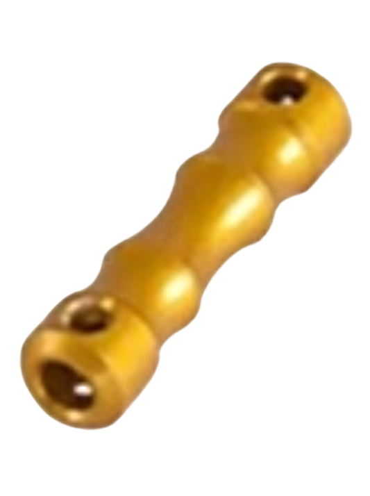 6mm ALLEN DOG BONE - GOLD