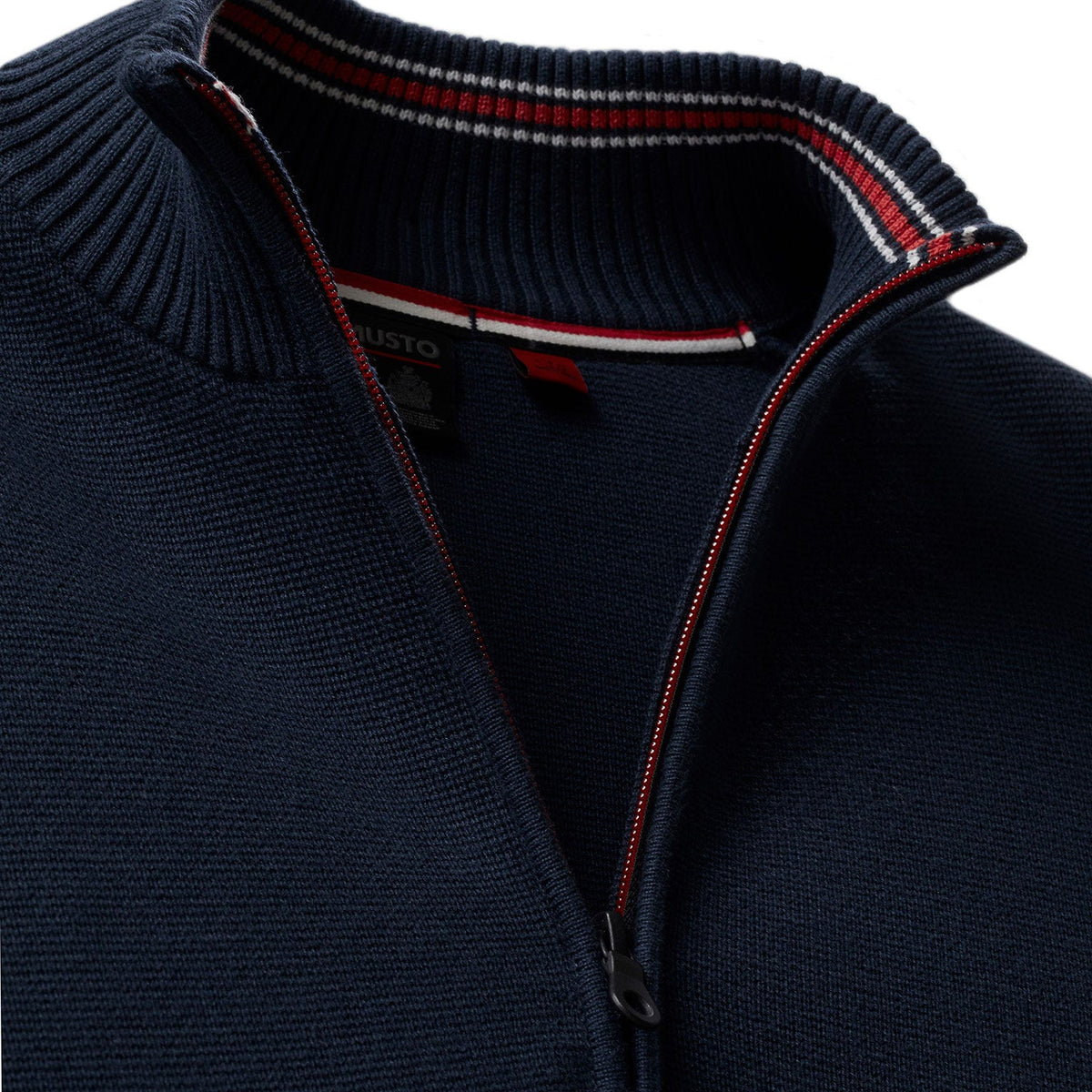 Musto Mens Milano Half-Zip Neck Knit - Navy - Size Small Only
