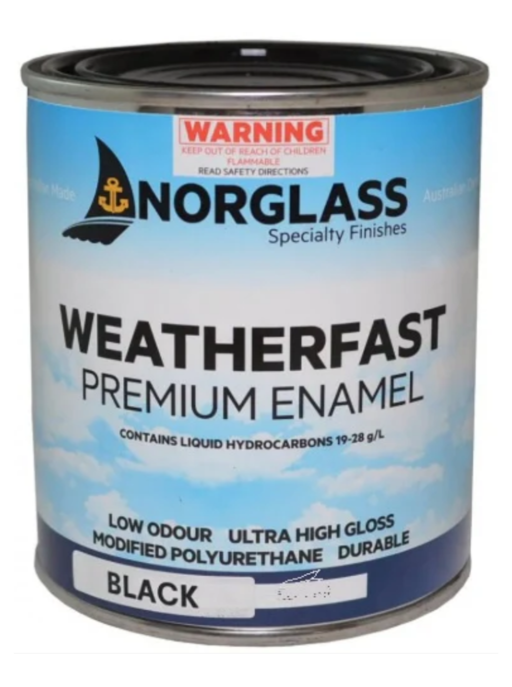 8079 WEATHERFAST GLOSS BLACK 2litre