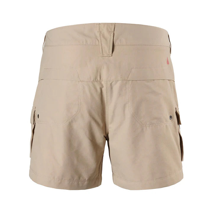 MUSTO WOMEN'S EVO DECK UV FAST DRY SHORT - LIGHT STONE