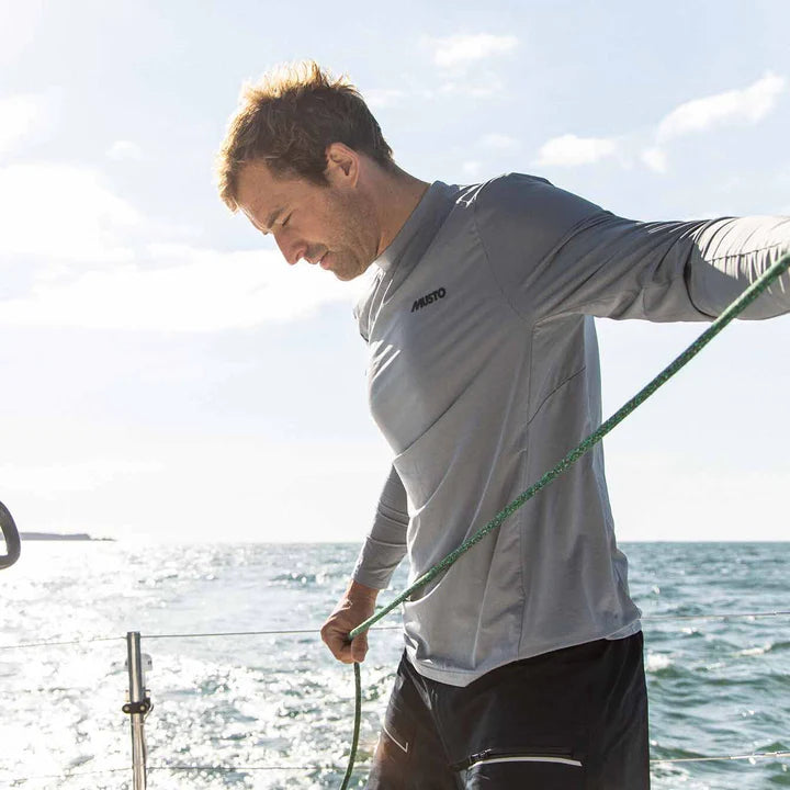 MUSTO LPX SUNBLOCK DYNAMIC LONG SLEEVE TEE - GREY