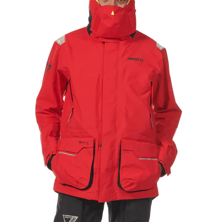 MUSTO MEN'S MPX GORE-TEX PRO OFFSHORE JACKET 2.0 - RED