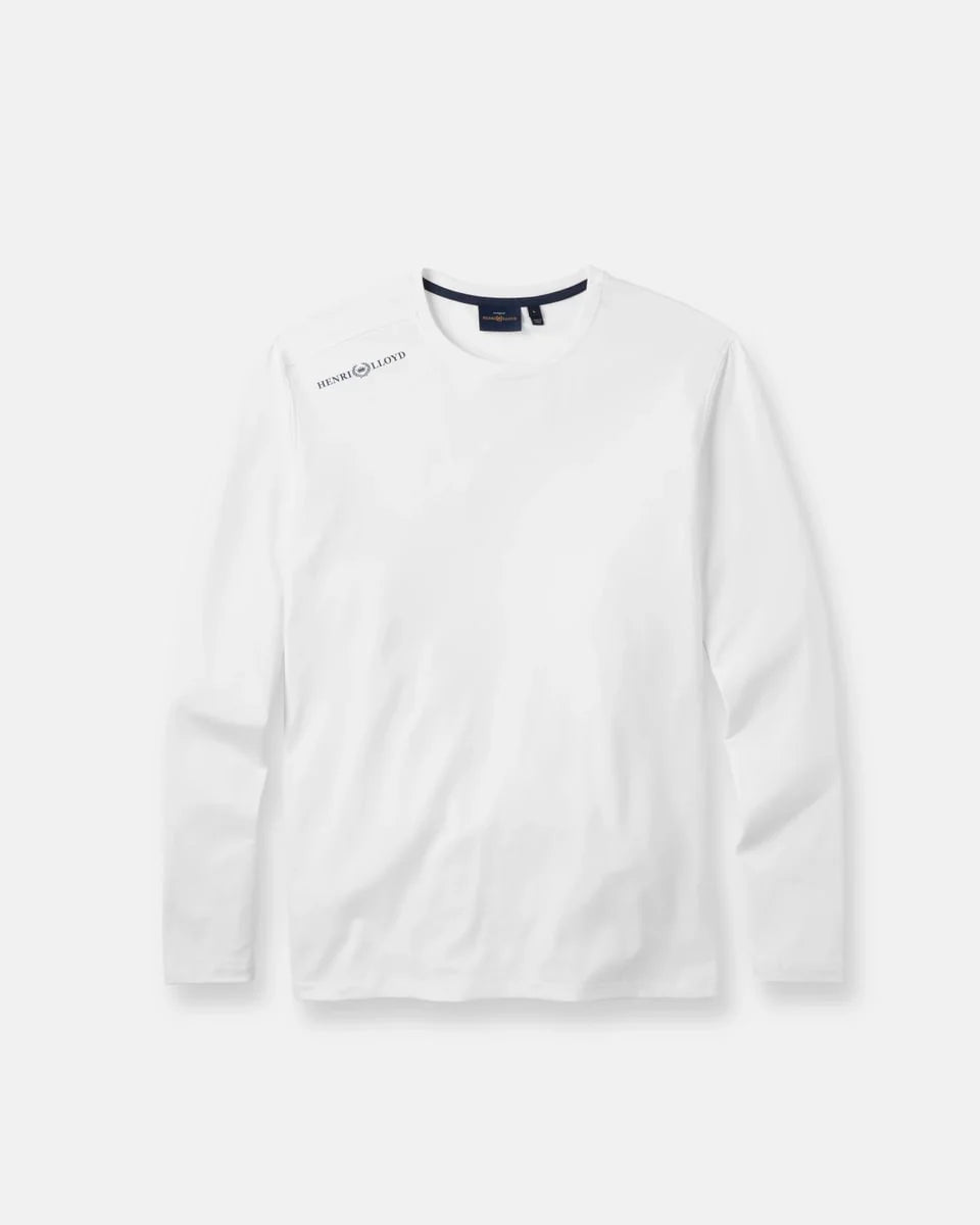 HENRI LLOYD DRI-FAST LONG SLEEVE TEE - WHITE