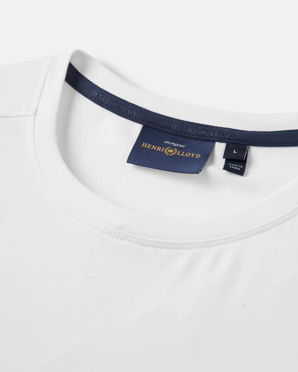 HENRI LLOYD DRI-FAST LONG SLEEVE TEE - WHITE