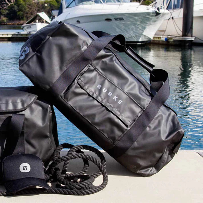 LARGE BURKE YACHTSMAN'S BAG - BLACK