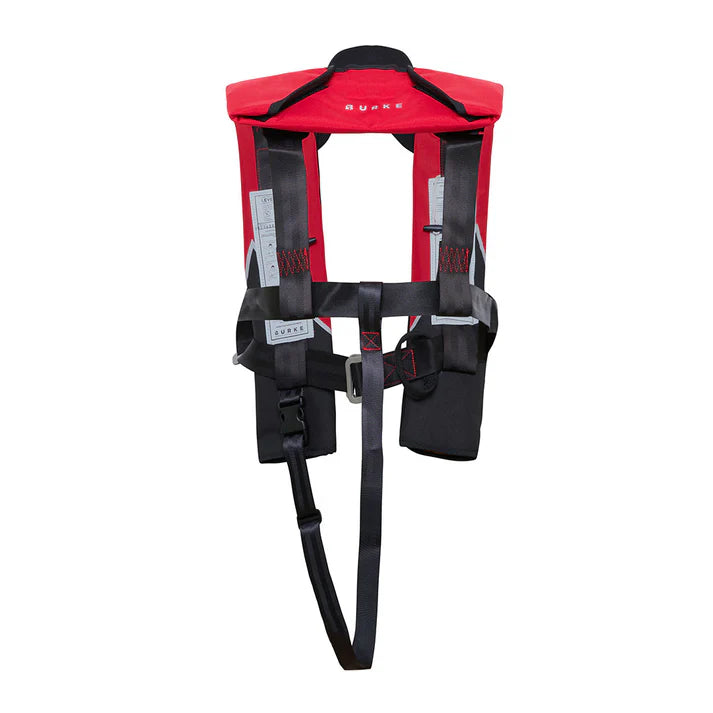 BURKE WHIP 150N MANUAL INFLATABLE LIFEJACKET WITH HARNESS