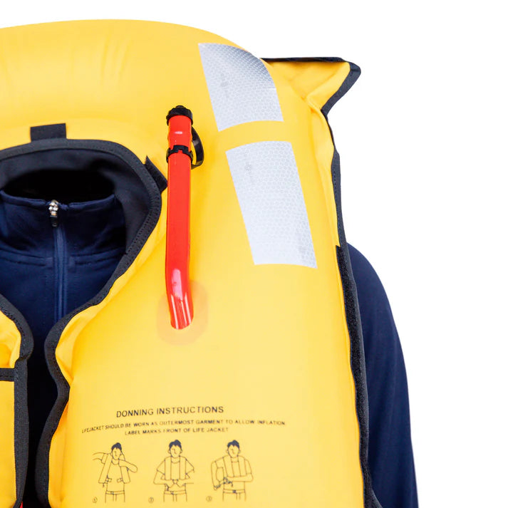 BURKE WHIP 150N MANUAL INFLATABLE LIFEJACKET WITH HARNESS