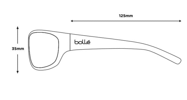 BOLLE  ANACONDA MONO BLUE MATTE - OFFSHORE BLUE POLARIZED