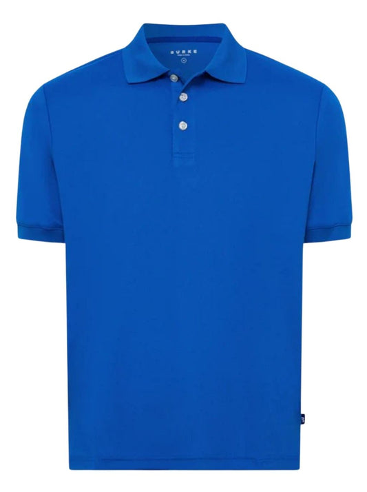 BURKE SHORT SLEEVE CREW POLO - BLUE