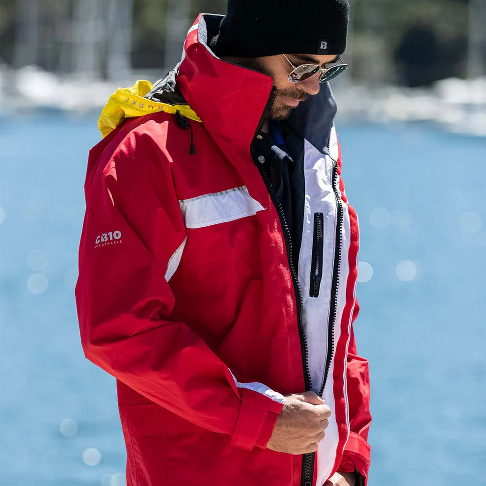 BURKE CB10 BASS JACKET - RED