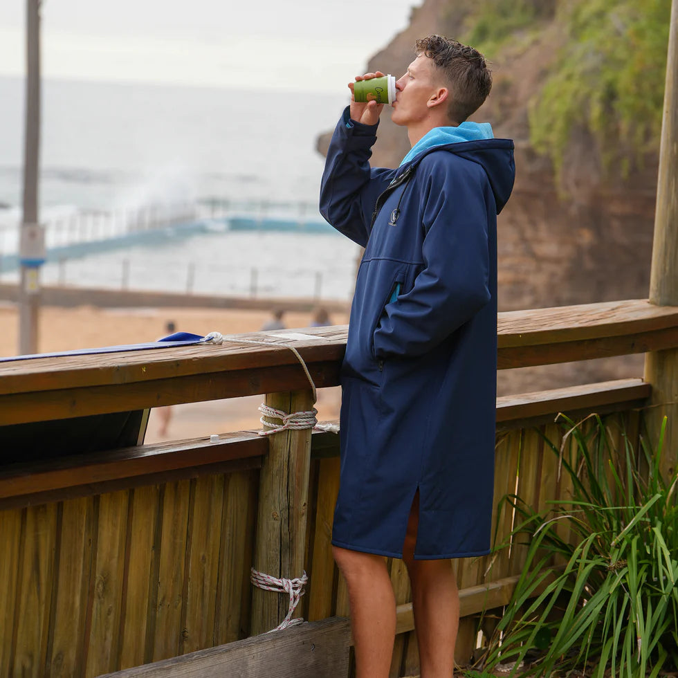 VAIKOBI BEACH COAT - NAVY