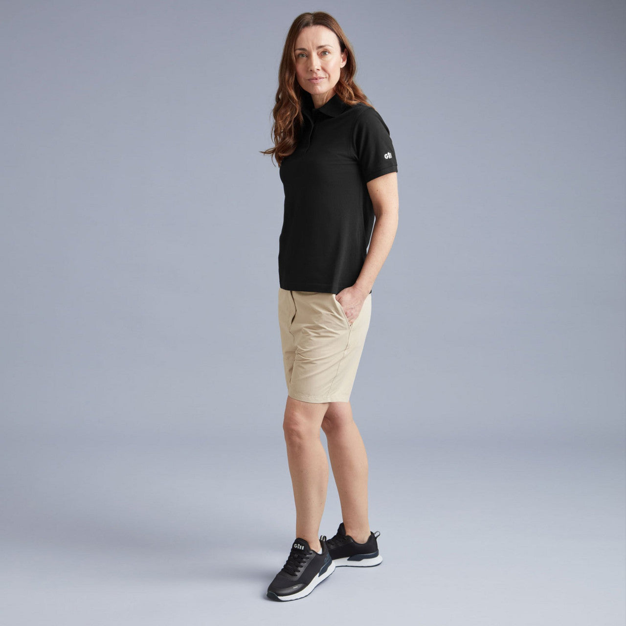 GILL WOMENS POLO SHIRT 167W - NAVY
