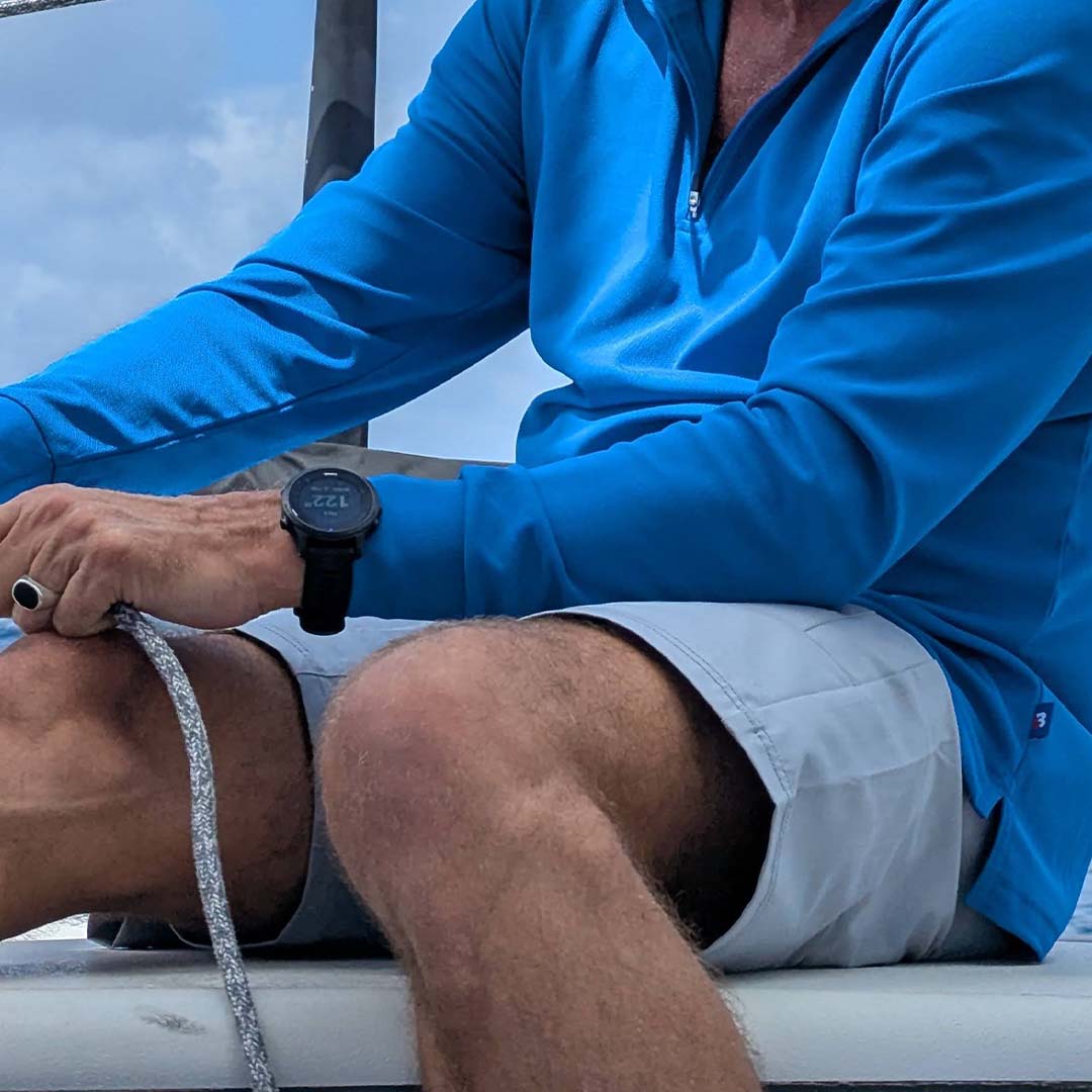 BURKE CREW SHORT - GREY