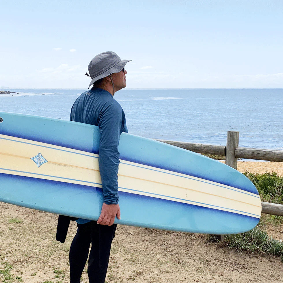 VAIKOBI DOWNWIND SURF HAT-LIGHT GREY