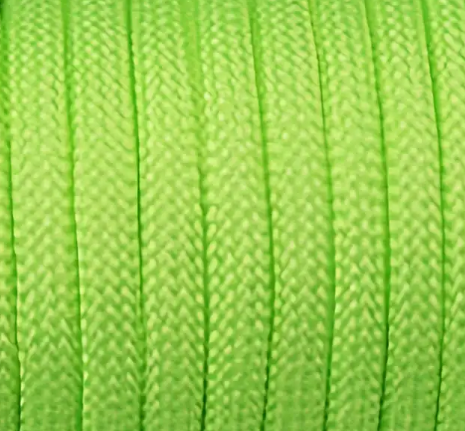 8MM BOWLINE BRAID - FLUORESCENT GREEN - B/S 1747 KG - SOLD PER METRE