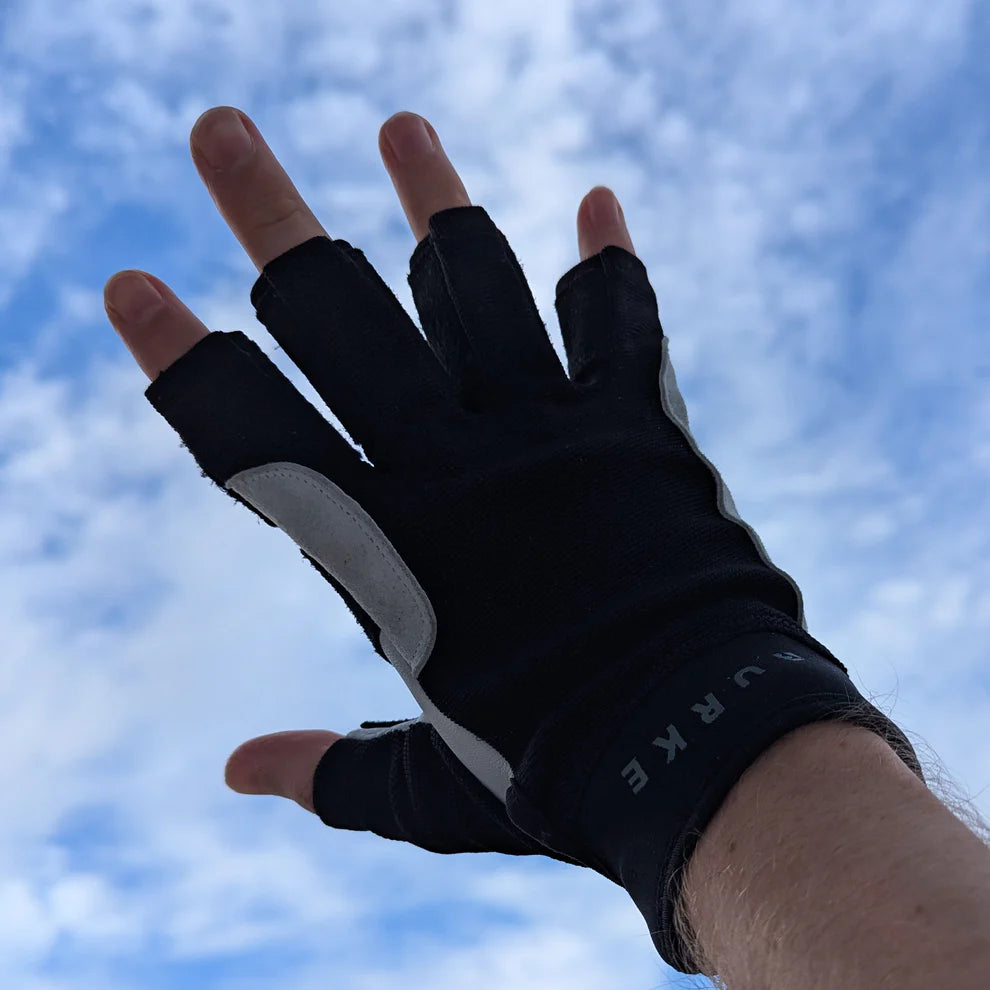 BURKE LEATHER SHORT FINGER SAILING GLOVE