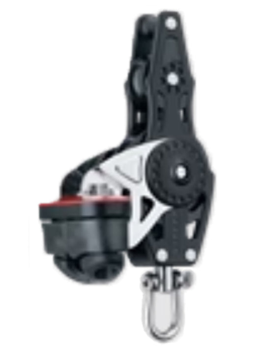 HARKEN 40MM CARBO FIDDLE W/CAM CLEAT & BECKET