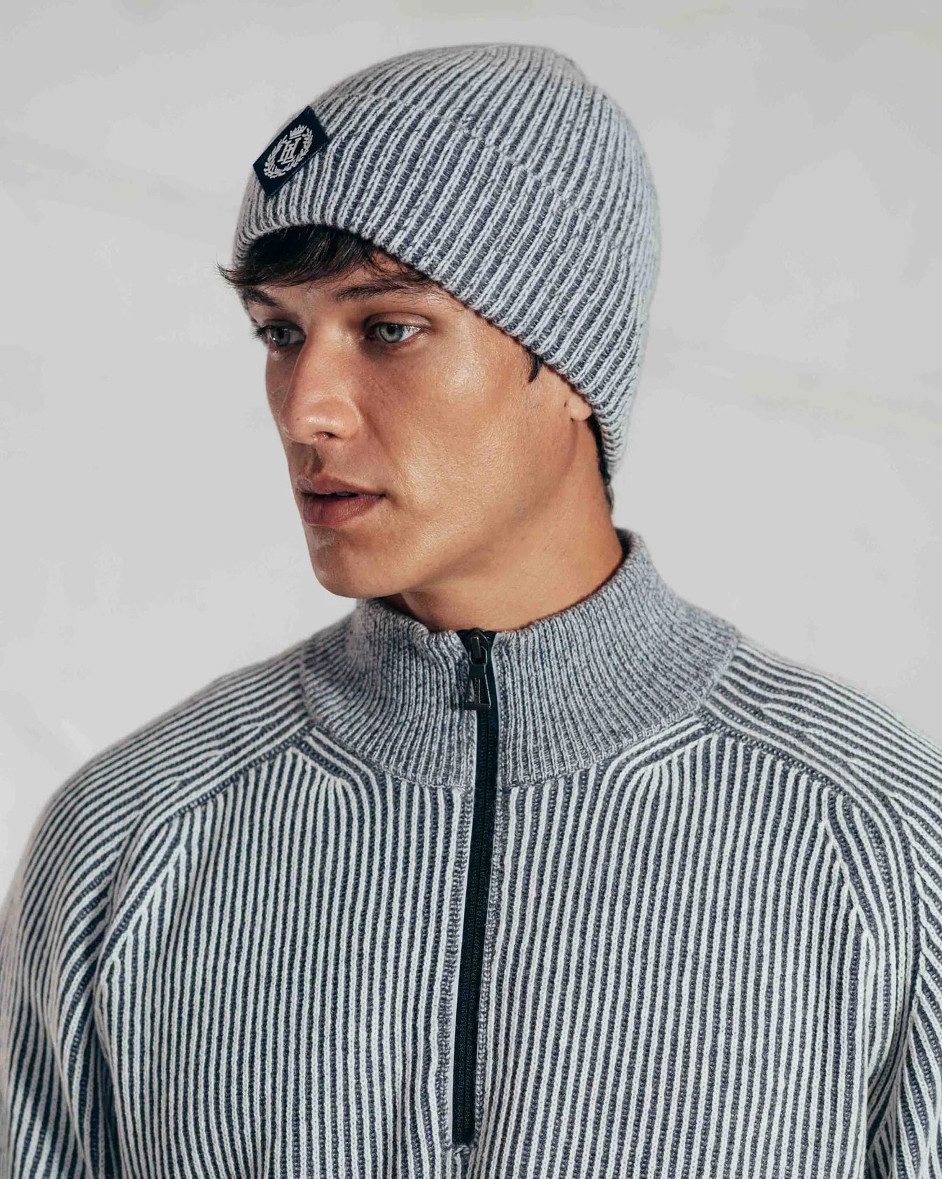 HENRI LLOYD BOSUN RWS KNITTED BEANIE  - GALACTIC WHITE