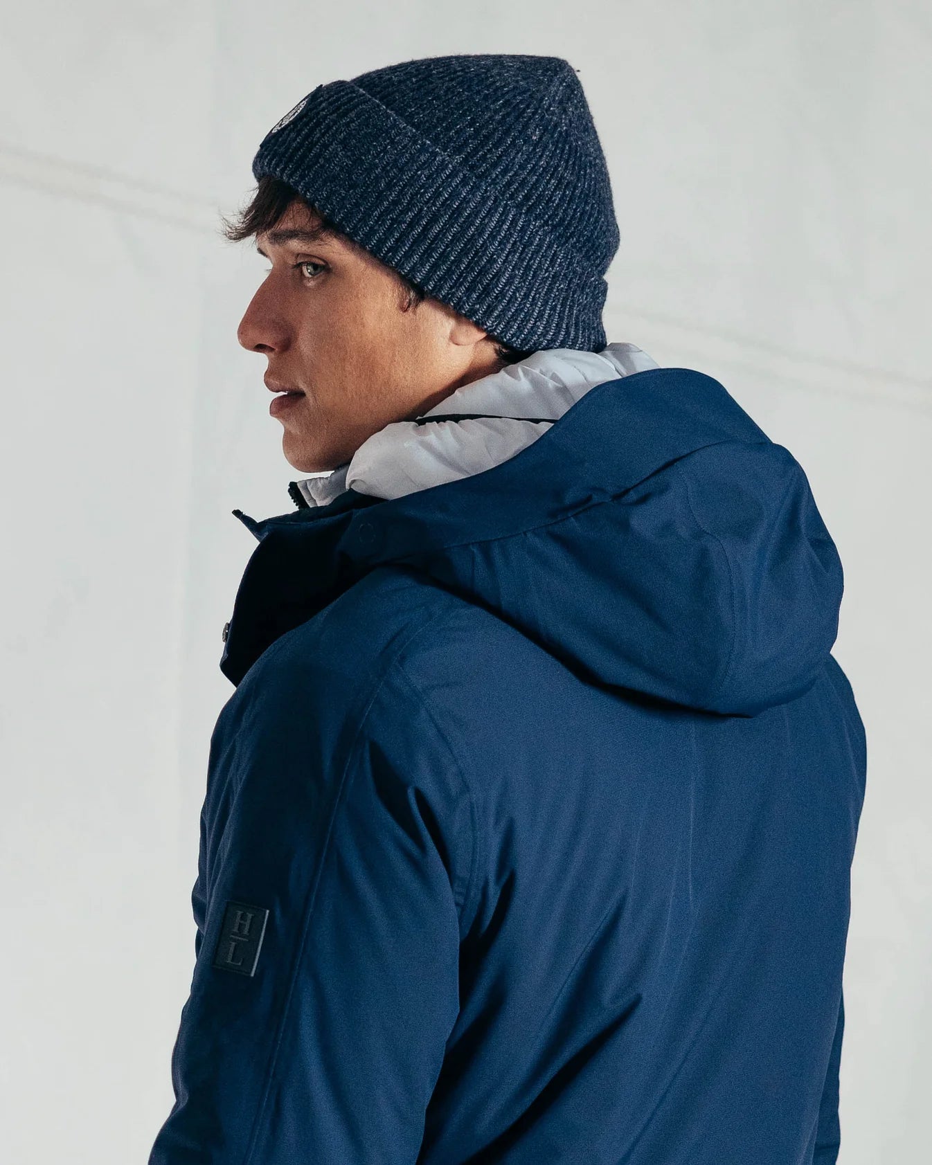 HENRI LLOYD BOSUN RWS KNITTED BEANIE - NAVY BLACK