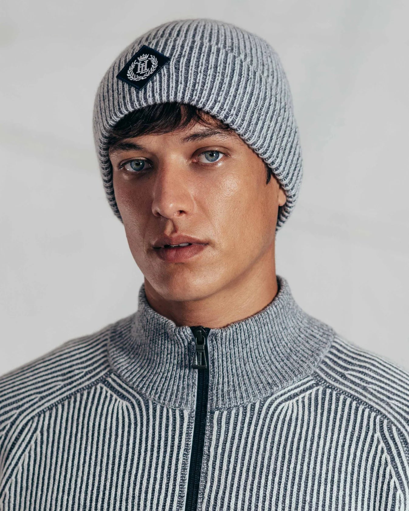 HENRI LLOYD BOSUN RWS KNITTED BEANIE  - GALACTIC WHITE