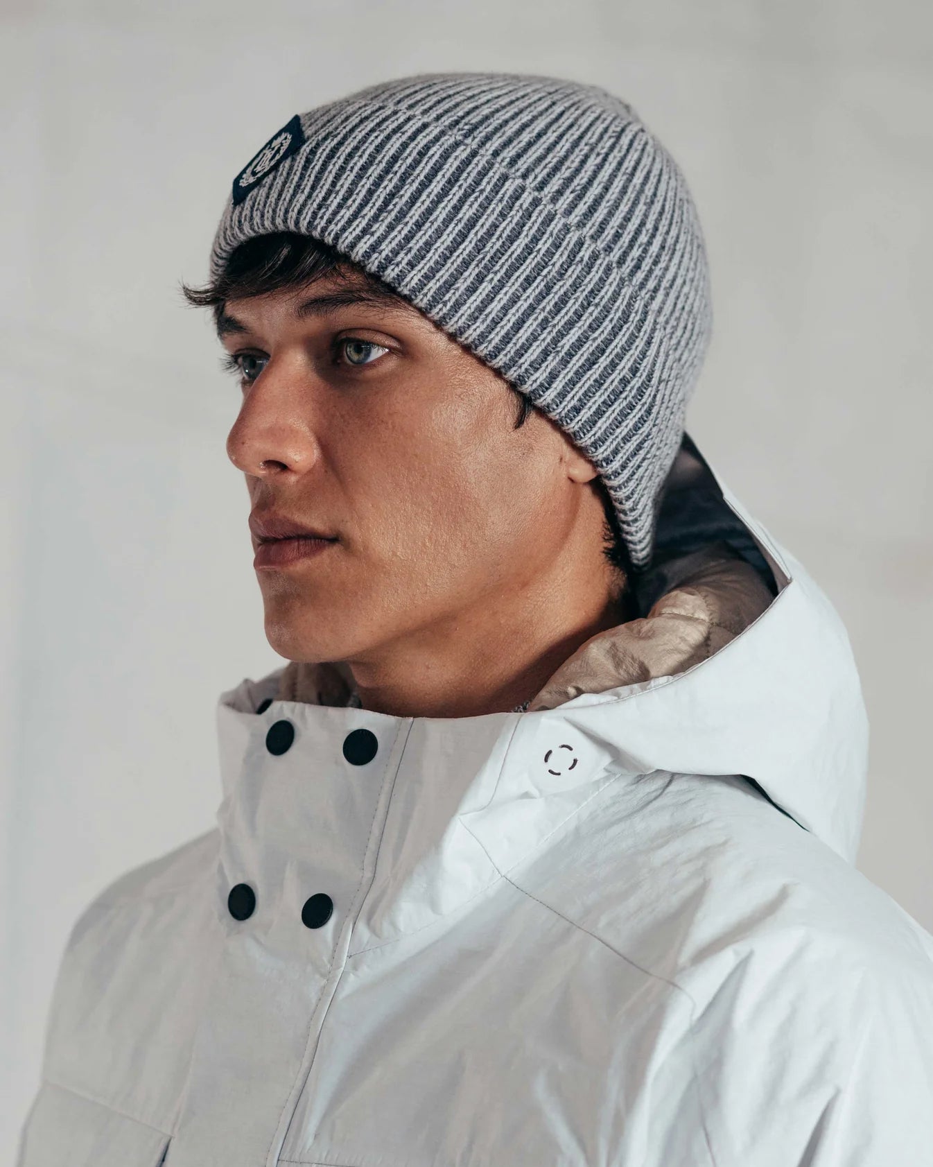 HENRI LLOYD BOSUN RWS KNITTED BEANIE  - GALACTIC WHITE