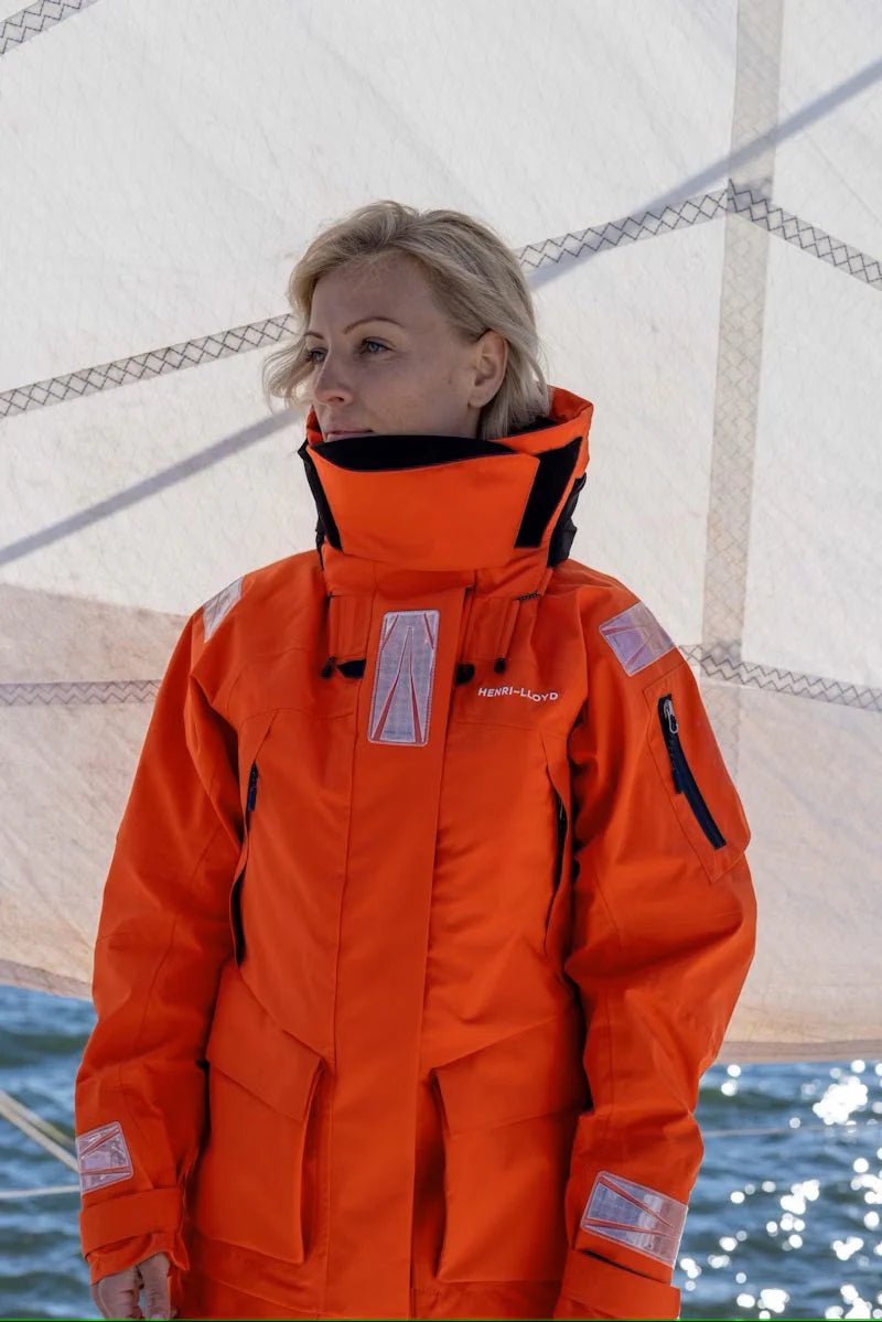 HENRI LLOYD WOMEN'S O-RACE JACKET - ORANGE