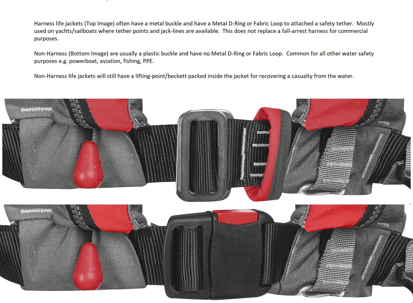 CREWSAVER CREWFIT 165N SPORT LIFEJACKET - MANUAL - HARNESS (AUS) - FIERY RED