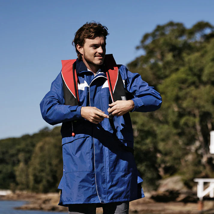 BURKE WHIP 150N MANUAL INFLATABLE LIFEJACKET WITH HARNESS