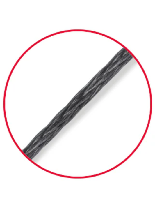 MARLOW EXCEL D12 MAX 99 4MM BLACK - SOLD PER METRE