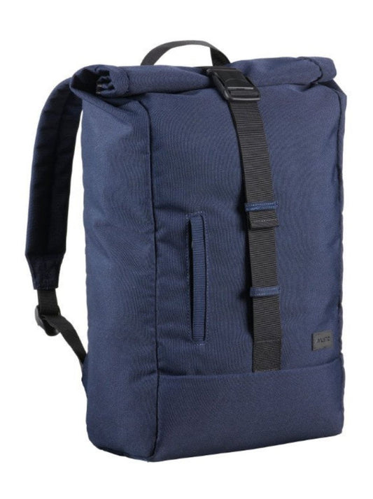 MUSTO CANVAS ROLL TOP BAG - NAVY