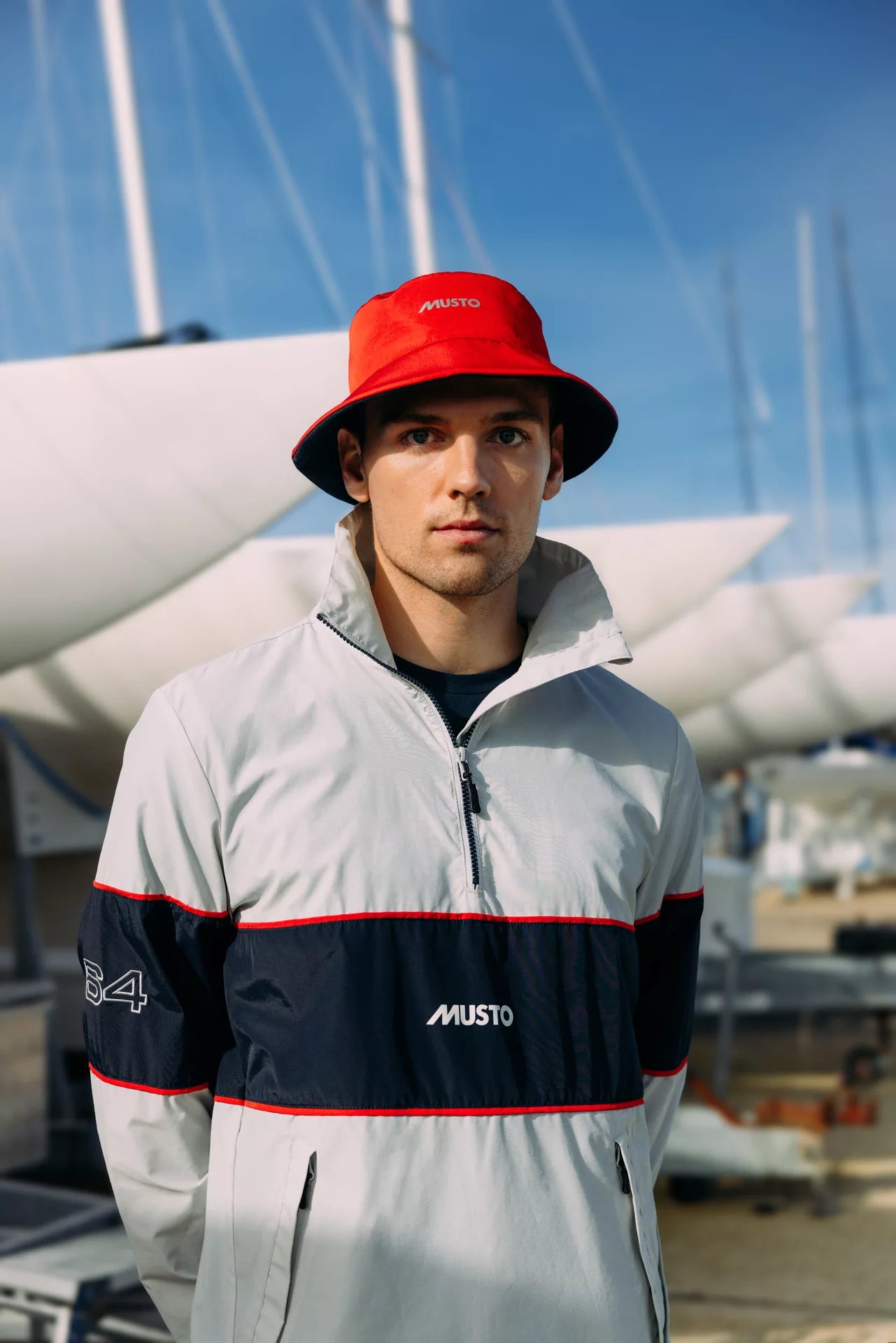 MUSTO SALCOMBE REVERSIBLE BUCKET HAT