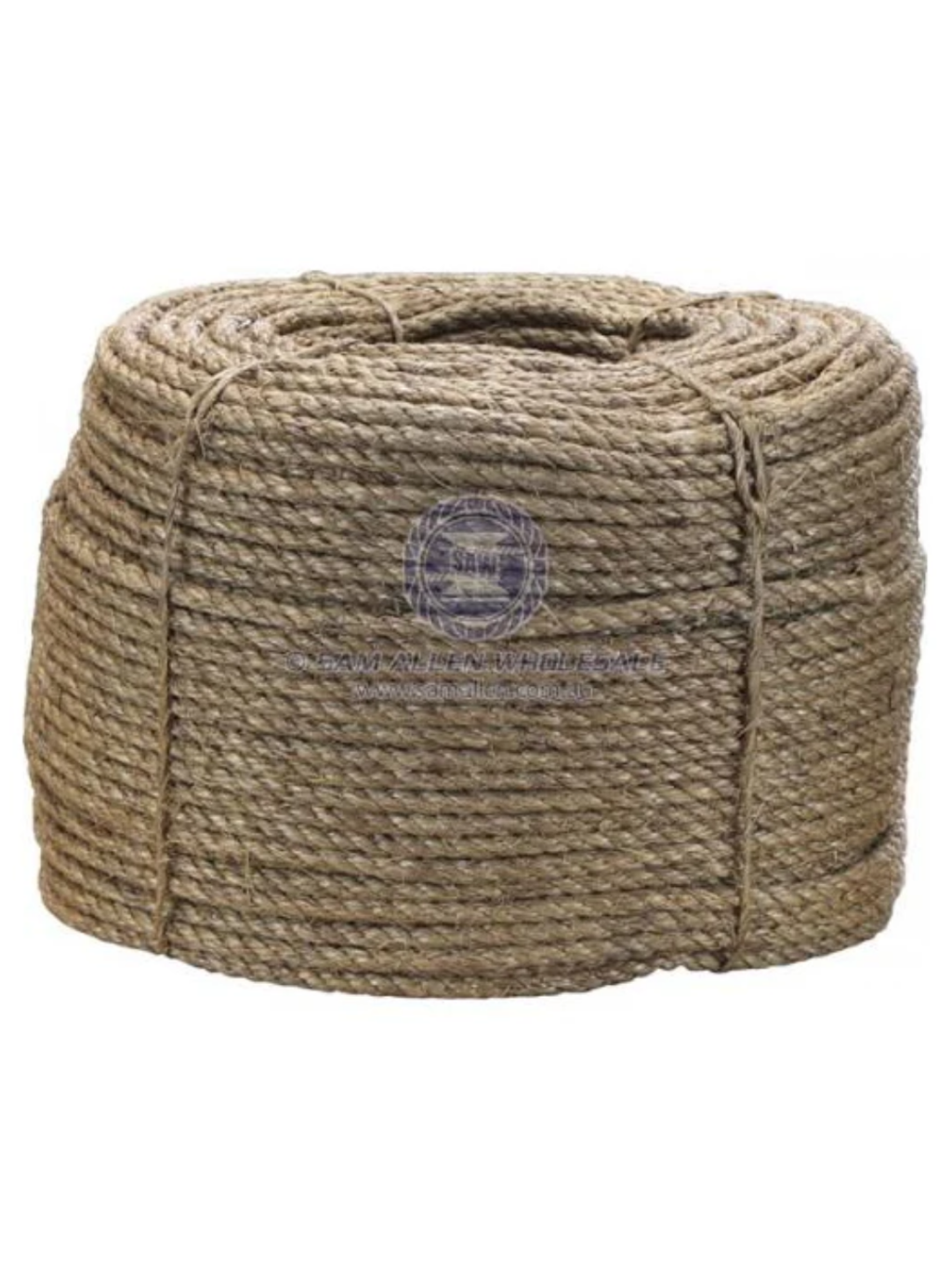 NATURAL ROPE 10MM -3 STRAND - SOLD PER METRE