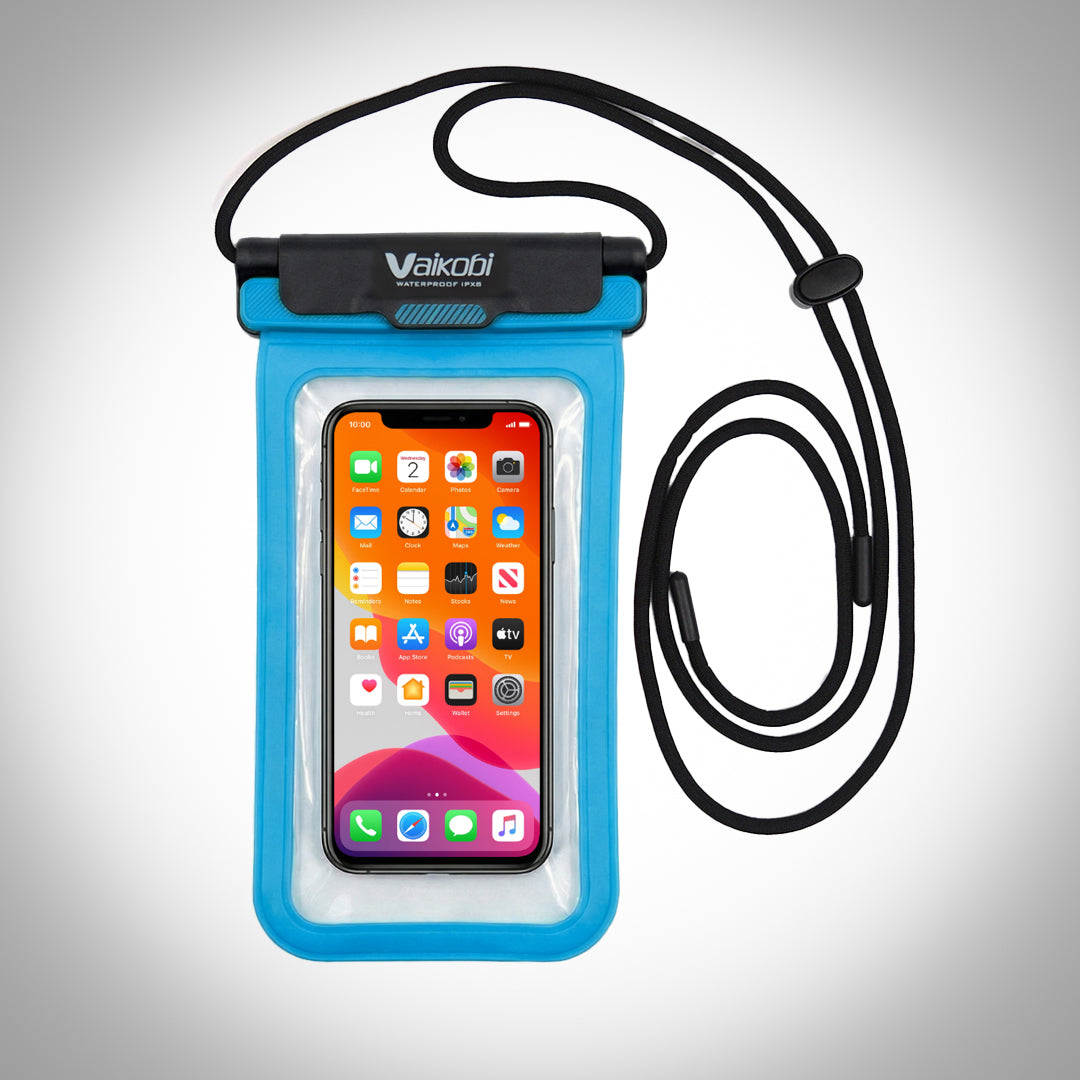 Vaikobi Waterproof Phone Cover - Cyan