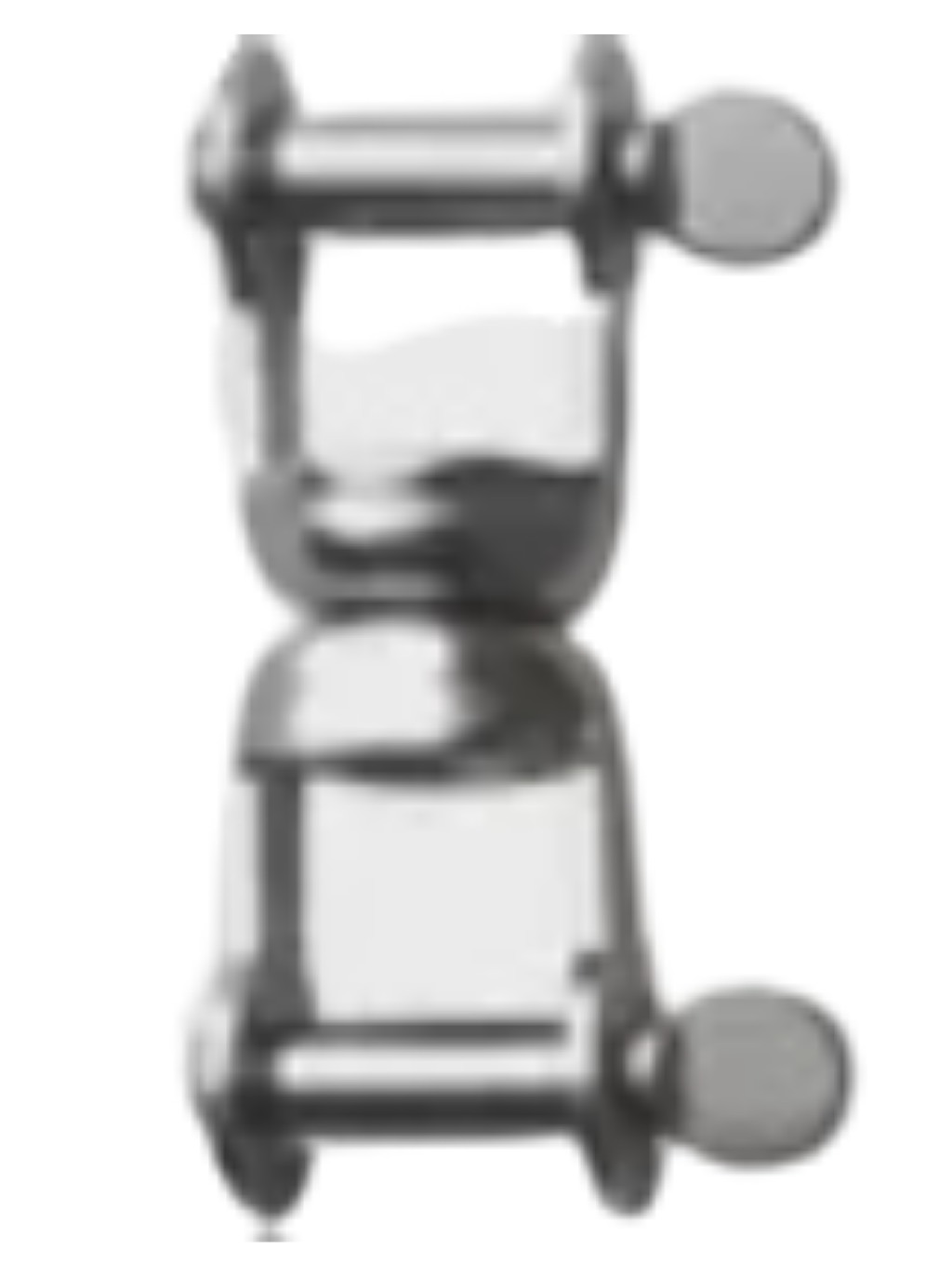RONSTAN STAINLESS SWIVEL SHACKLE - 1/4" PIN DIAMETER