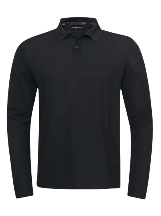 SAIL RACING BOW TECH POLO LONG SLEEVE - CARBON