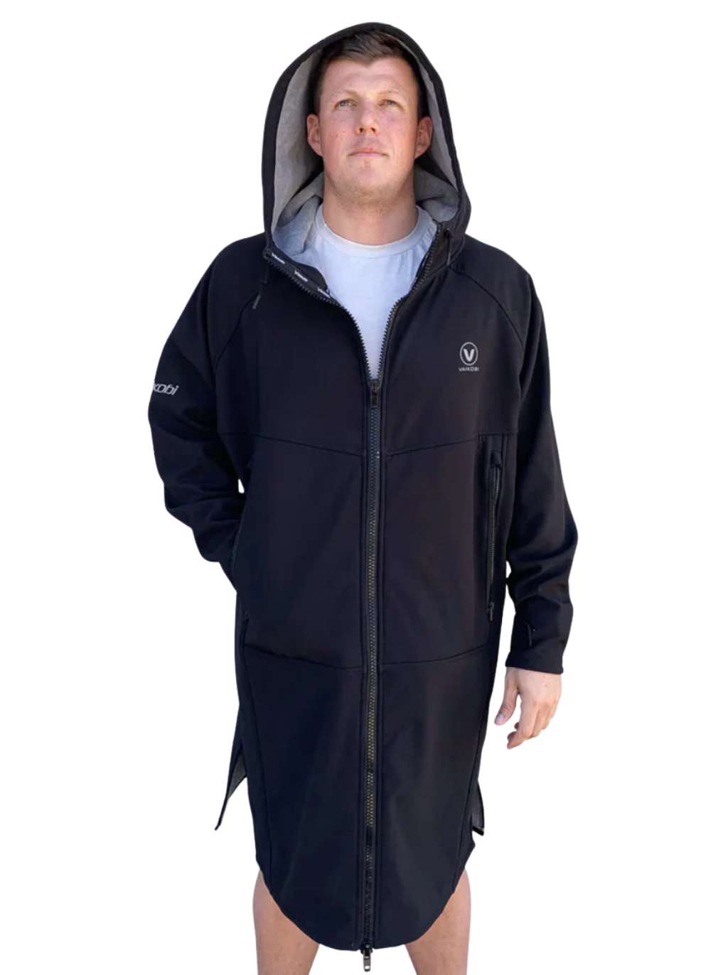 VAIKOBI BEACH COAT - BLACK