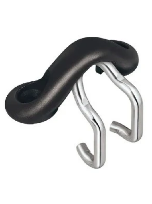 HEAVY DUTY FAIRLEAD FOR MEDIUM CLEATS - BLACK