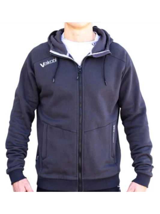 VAIKOBI ZIP HOODIE - BLACK - ONLY SIZE SMALL LEFT