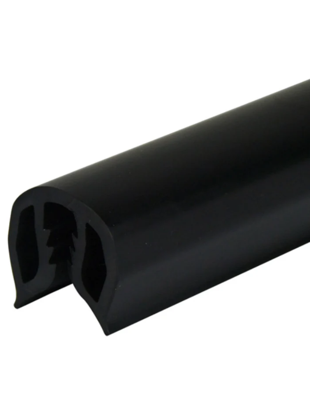 BLACK PVC GUNWALE MOULDING - 35MM - SOLD PER METRE